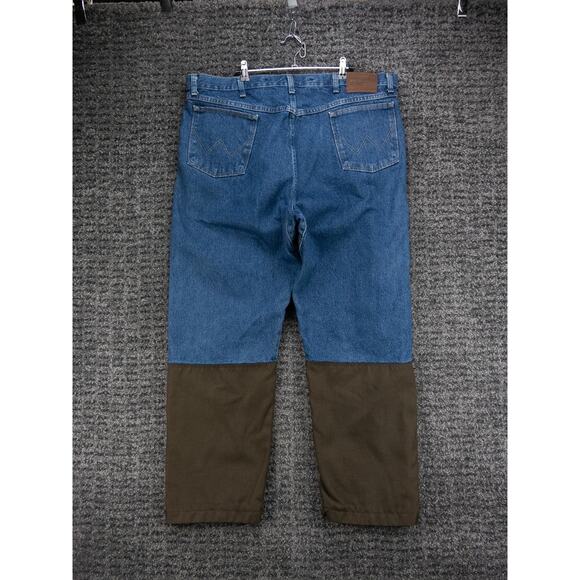 Wrangler Pro Gear Jeans Men 42x30 Blue Brush Guard Upland Briar Hunting Outdoors - Picture 10 of 13